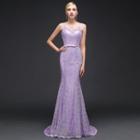 Lace Mermaid Evening Gown