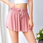 Wide Leg Sports Shorts