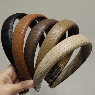 Croc Grain Headband