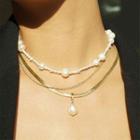 Two-tone Necklace / Faux Pearl Necklace (various Designs)