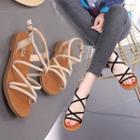 Crossover Strappy Sandals