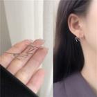 Geometric Alloy Earring 1 Pair - Earrings - One Size