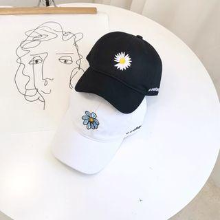 Flower Embroidered Cap