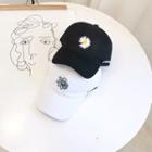 Flower Embroidered Cap