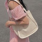 Straw Tote Bag White - One Size