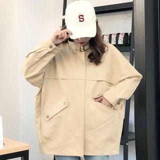 Cargo Zip Jacket Khaki - One Size