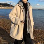 Hood Mock Two Piece Zip Jacket
