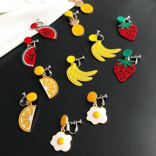 Alloy Fruit / Egg Dangle Earring