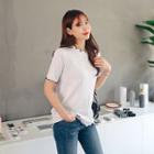 Contract Frill-edge T-shirt
