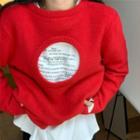Cutout Sweater / Long-sleeve T-shirt