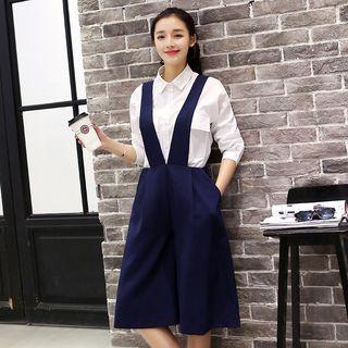 Plain Suspender Culottes
