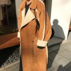 Reversible Faux-shearling Trench Coat
