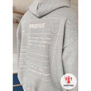 Profile Printed Fleece-lined Hoodie