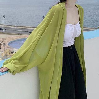 Mesh Long Cover-up