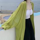 Mesh Long Cover-up