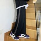 Two-tone Loose-fit Pants