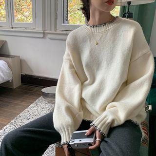 Loose-fit Round Neck Sweater