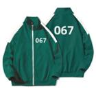067 Printed Zipped Jacket