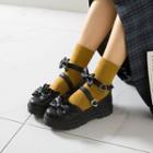 Ribbon Ankle-strap Mary Jane Shoes