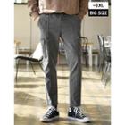 Pigment-washed Straight-cut Cargo Pants