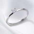 925 Sterling Silver Cz Ring Ring - S925 Silver - Silver - One Size