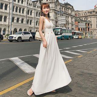 Cut Out Strappy Maxi Sundress