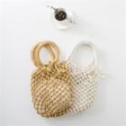 Net Hand Bag With Inset Pouch