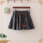 Plaid Min A-line Skirt