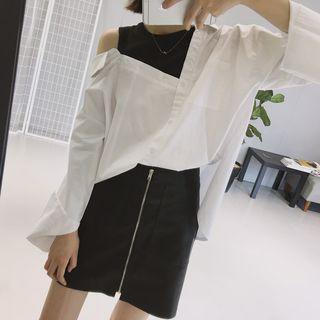 Mock Two-pieces Shirt