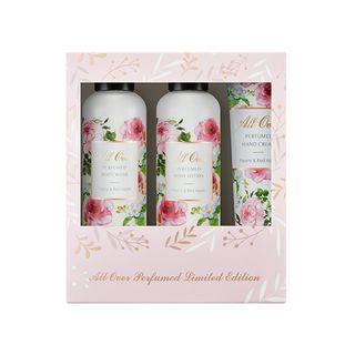 Missha - All Over Perfumed Body Special Set (peony & Red Apple) : Wash 200ml + Lotion 200ml + Hand Cream 30ml