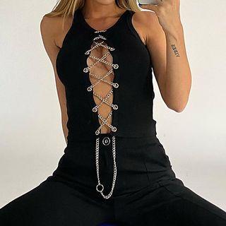 Chained-up Tank Top