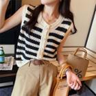 Striped Sweater Vest (various Designs)