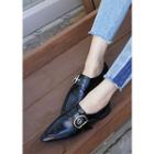 Pointy-toe Monk-strap Loafers