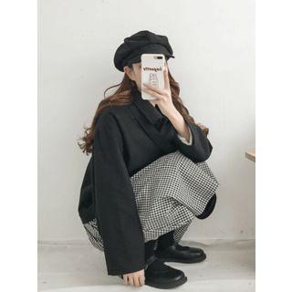 Long Gingham Skirt