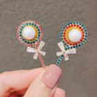 Rhinestone Lollipop Brooch