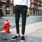 Slim-fit Contrast Trim Jeans
