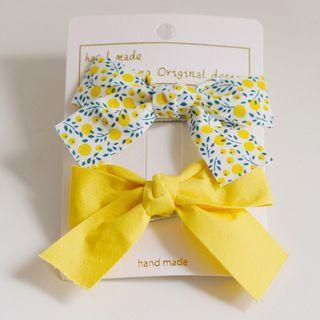 Set Of 2 : Ribbon Hair Clip