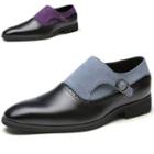 Two-tone Buckled Loafers