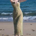 Spaghetti-strap Flower Accent Midi Sundress