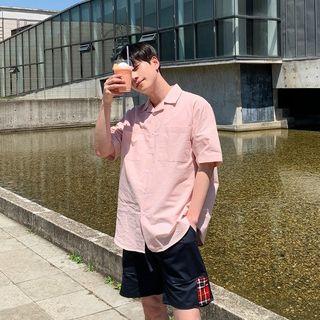 Short-sleeve Dual-pocket Shirt