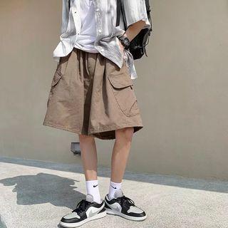 Plain Cargo Shorts / Short-sleeve T-shirt