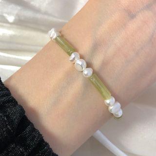 Genuine Pearl Jade Bead Bracelet (various Designs)