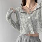Distressed Light Knit Cardigan In 5 Colors