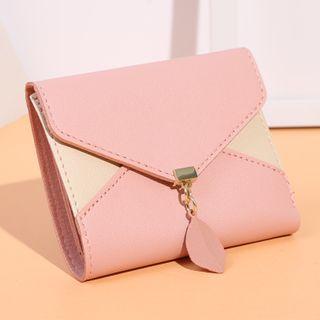 Two-tone Faux Leather Wallet
