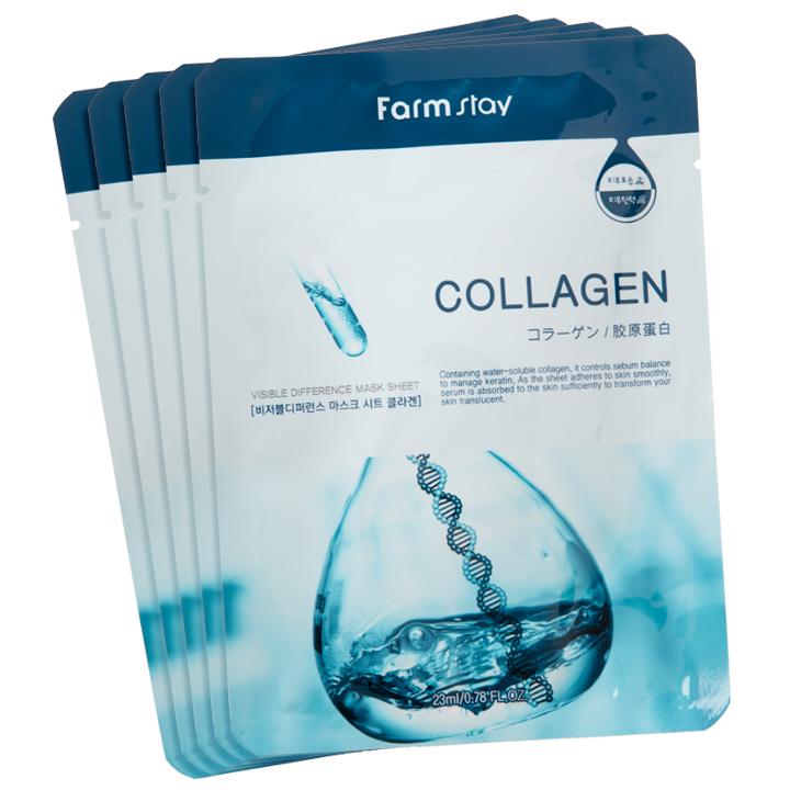 Farm Stay - Visible Difference Mask Sheet (collagen) 5 Sheets