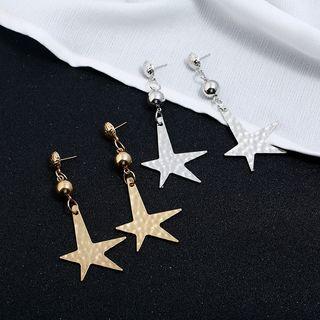 Metal Irregular Star Dangle Earring