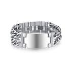 Fashion Personality Geometric 316l Stainless Steel Short Bracelet Silver - One Size