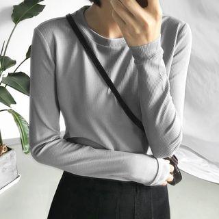 Plain Round-neck Top / Plain Round-neck Dress