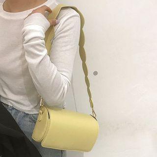 Flap Barrel Shoulder Bag