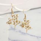 Faux Pearl Tree Dangle Earring As Shown In Figure - One Size